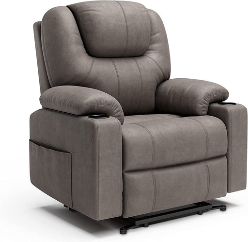 Power Lift Fabric Recliner Chair - Up To 400 Pounds - Relaxing Recliners