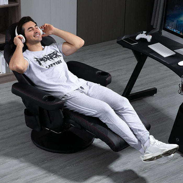 Comfortable Massage Gaming Chair with Swivel - Relaxing Recliners