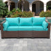 Patio Wicker Couch - Relaxing Recliners