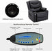 Black Power Lift Recliner Massage Chair With Heat For Seniors - Relaxing Recliners