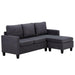 Convertible Couch Sectional Sofa, Gray - Relaxing Recliners