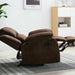 Overstuffed Velvet Manual Recliner Chair - Relaxing Recliners