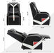 Leather Gaming Recliner Chair Racing Style - Relaxing Recliners