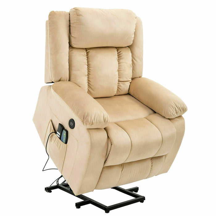 Electric Massage Chair Power Lift Recliner Sofa Armchair w/ Adjustable Headrest - Relaxing Recliners