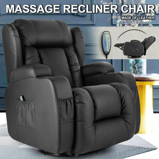 Electric Full Body Massage Chair Recliner Zero Gravity Ergonomic Lounge Chair - Relaxing Recliners