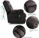 Microfiber Massage Recliner Chair With Heat & Vibration Control - Relaxing Recliners