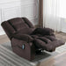 Microfiber Massage Recliner Chair With Heat & Vibration Control - Relaxing Recliners