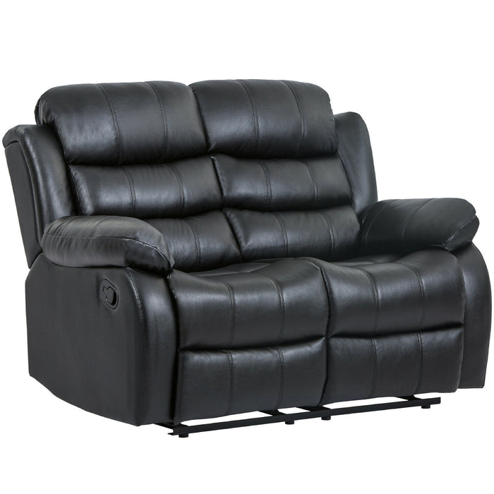 Love Seat Sofa Leather Loveseat Recliner - Relaxing Recliners