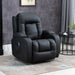 Overstuffed Pu Leather Massage Recliner - Relaxing Recliners