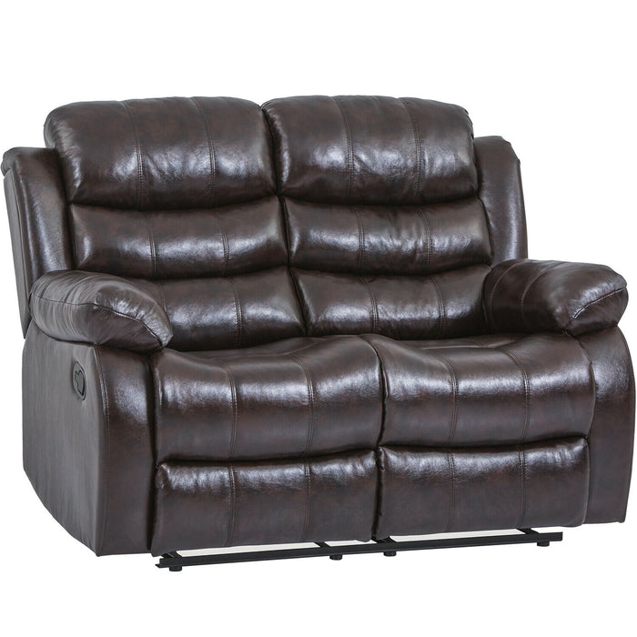 Love Seat Sofa Leather Loveseat Recliner - Relaxing Recliners