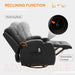 Overstuffed Pu Leather Massage Recliner - Relaxing Recliners